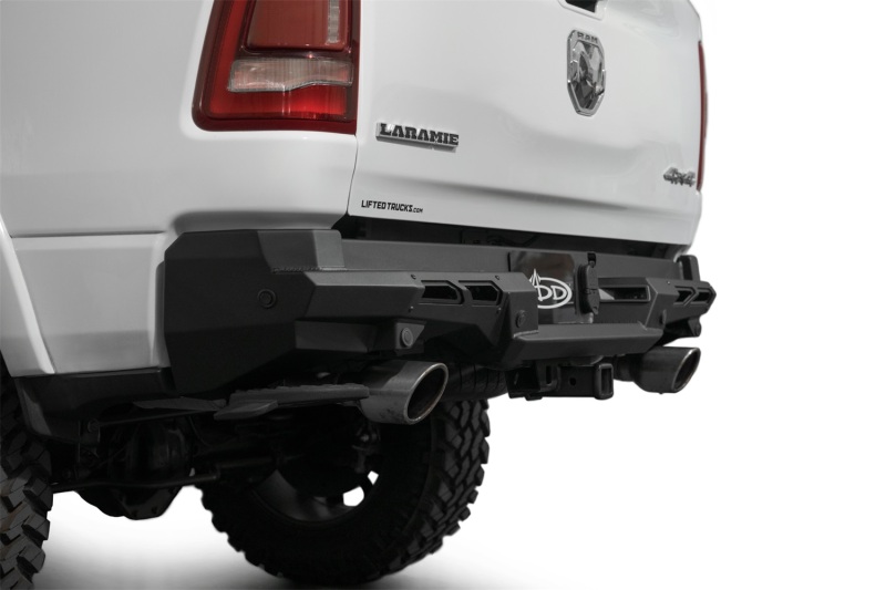 RAM 1500 Bumper - Rear - Addictive Desert Designs - Black Label - Hammer Black - `19-`24